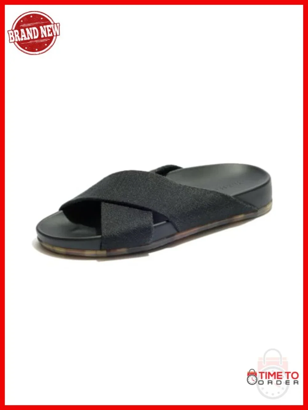 Comfortable Slide Sandals, Sustainable Machine Washable Flat X-Strap Slip-On
